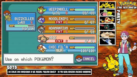 pokemon fire red omega evolution changes.